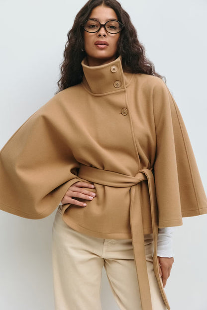 Solenne Cape Coat