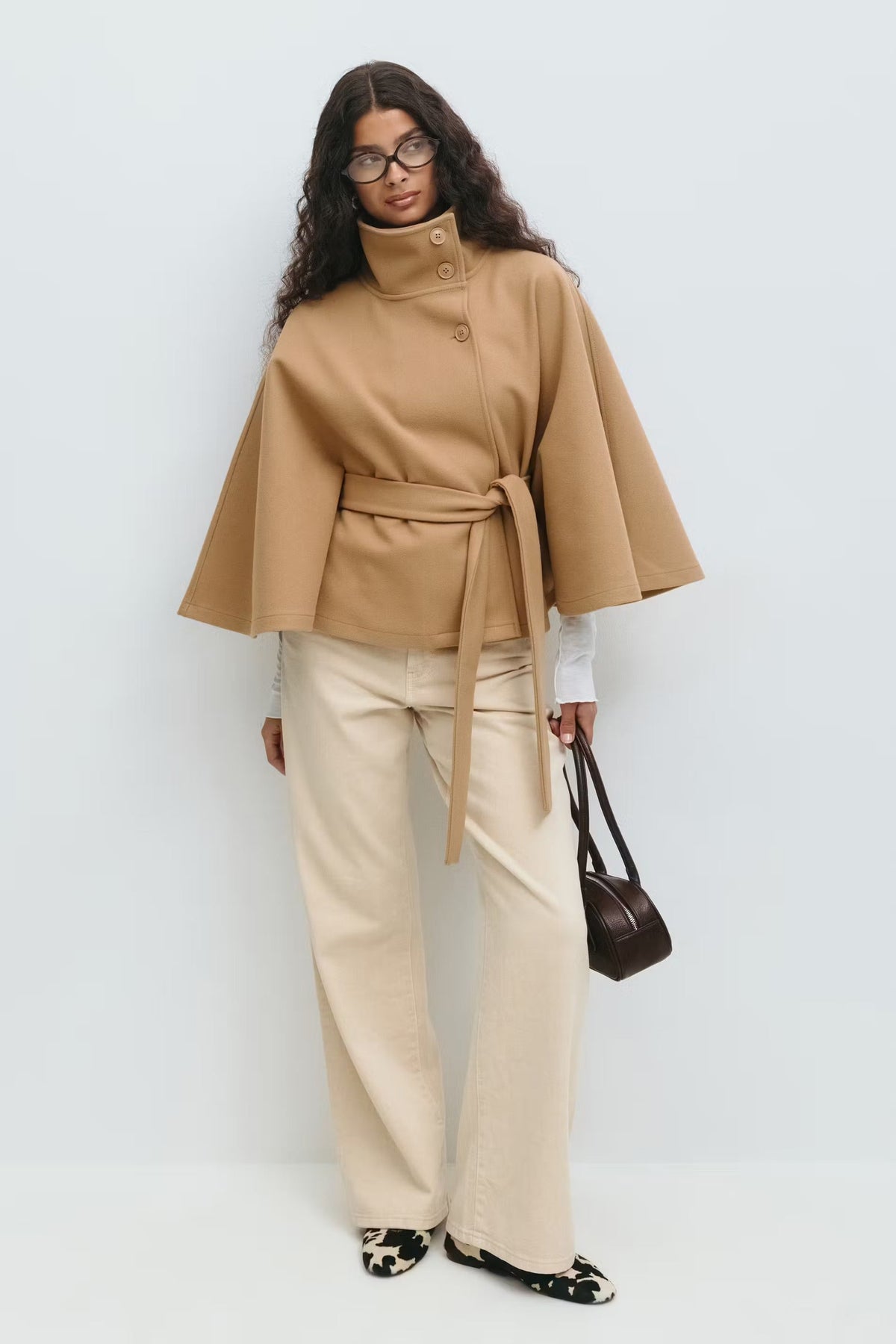 Solenne Cape Coat - Seldom Seen Styles