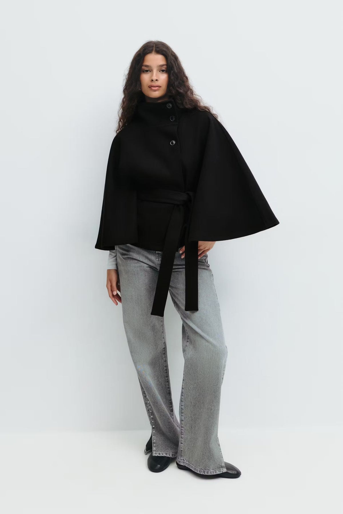 Solenne Cape Coat - Seldom Seen Styles