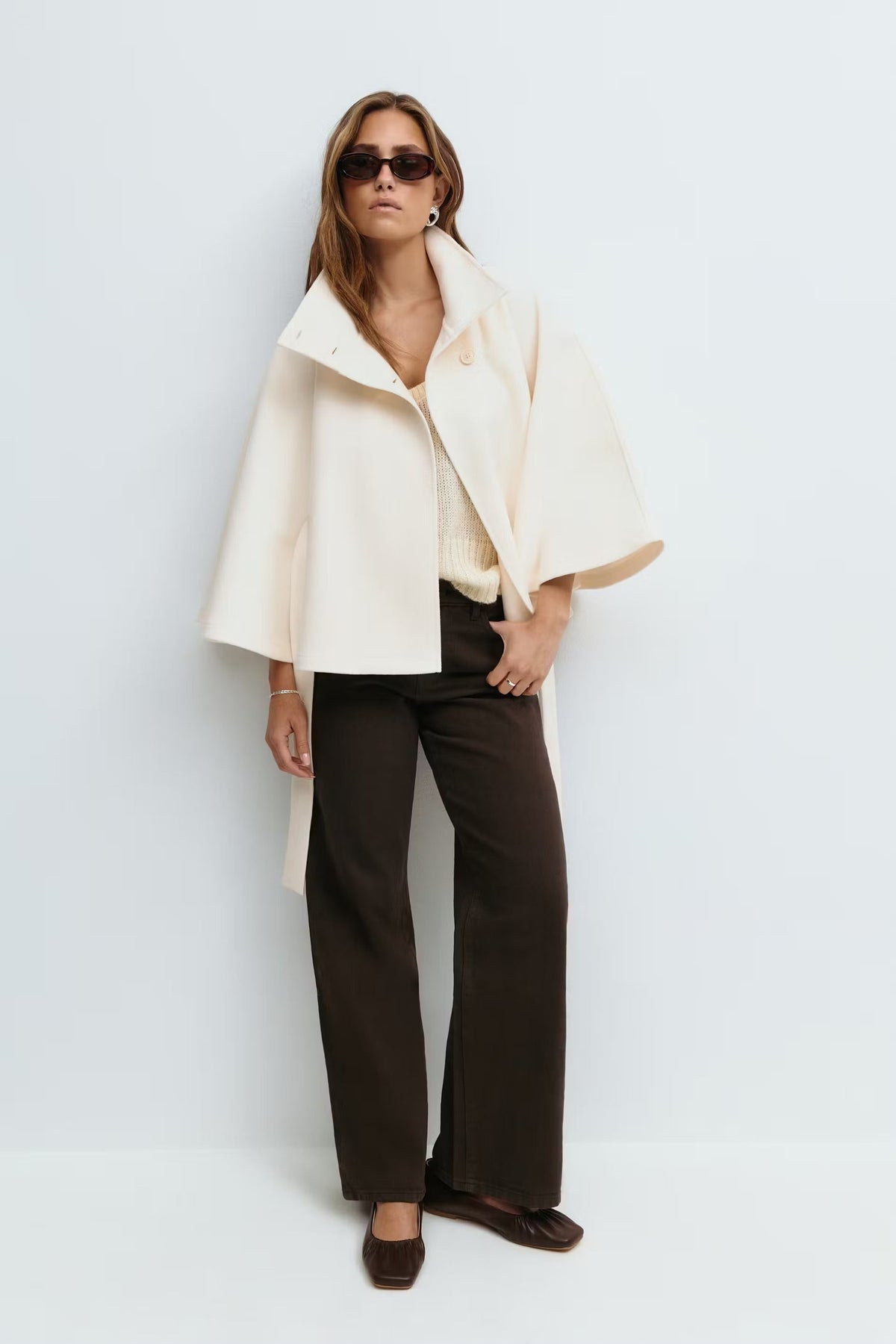 Solenne Cape Coat - Seldom Seen Styles