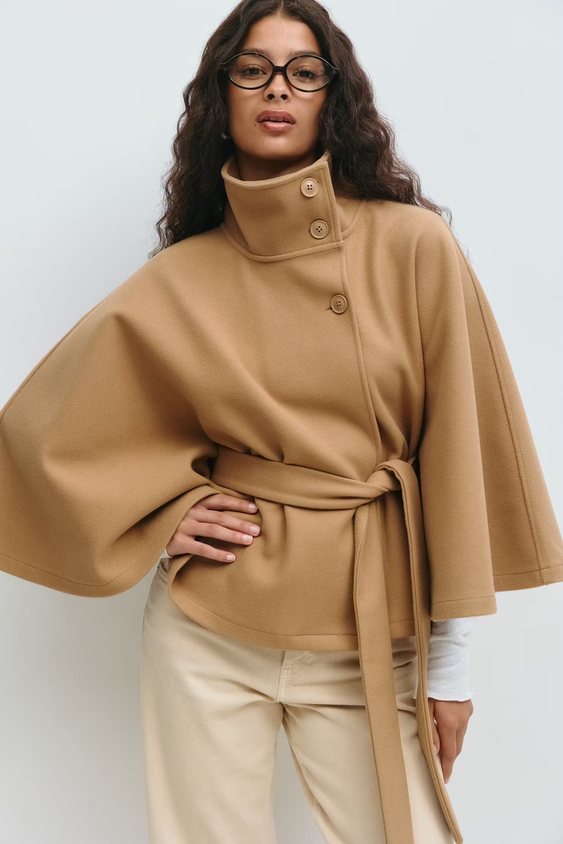 Solenne Cape Coat - Seldom Seen Styles