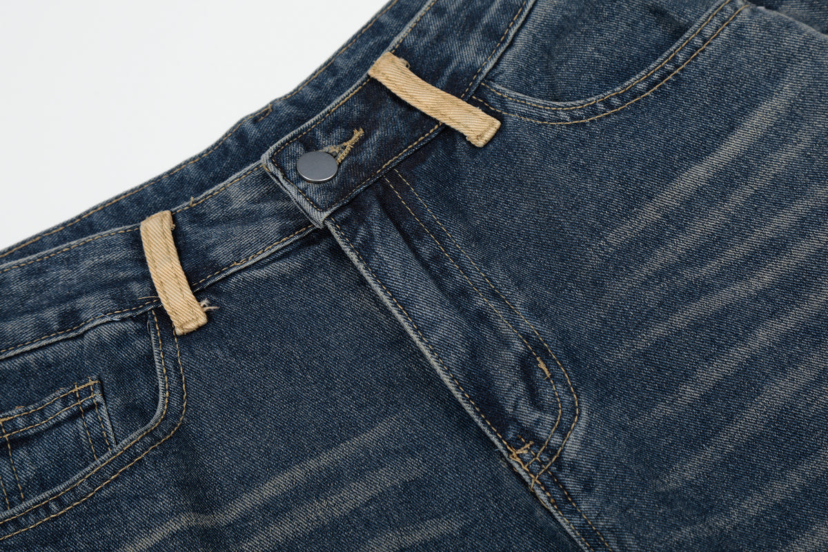 Sorry My Bed Needs Me Patch Wide Leg Barrel Jeans High Waist Washed Vintage Streetwear Denim Pants - Seldom Seen Styles