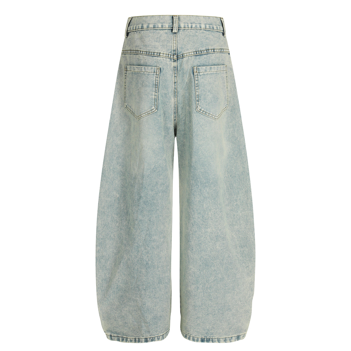 Star Graffiti Print Barrel Leg Jeans High Waist Washed Wide Leg Denim Streetwear Y2K Graphic Pants | Star Club - Seldom Seen Styles