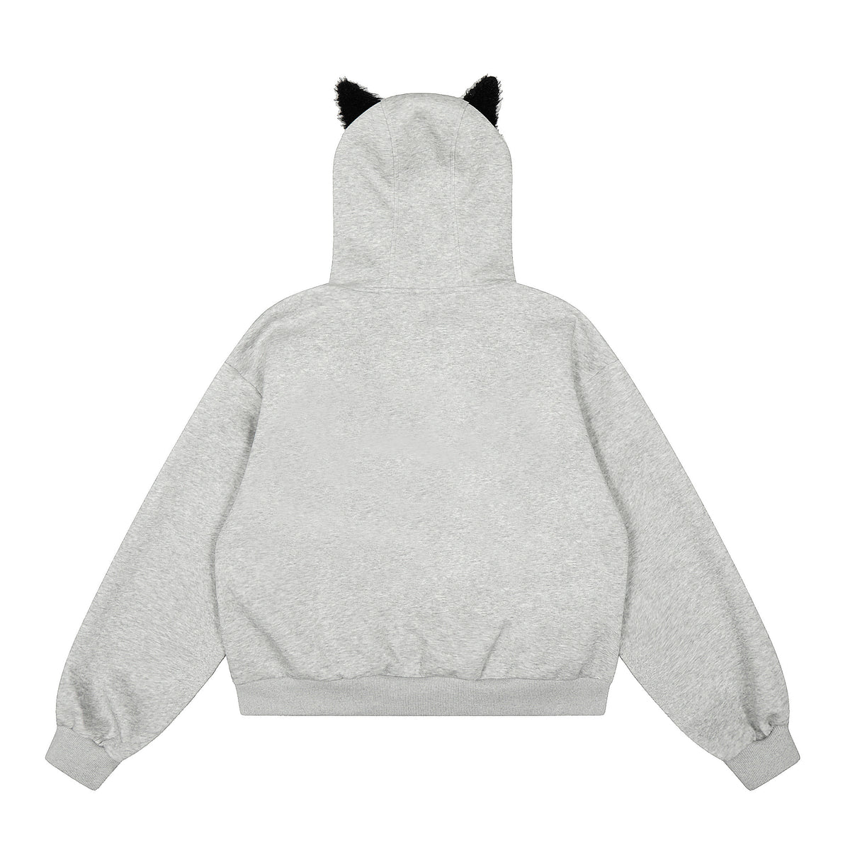 Stitched Rivet Doberman Zip-Up Hoodie - Seldom Seen Styles