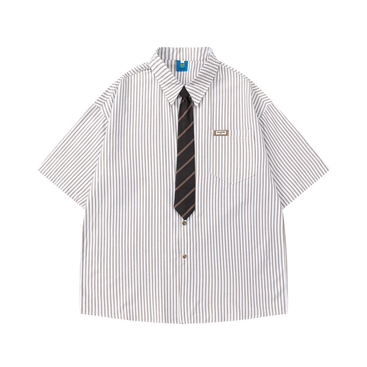 Striped Shirt with Vintage Tie - Seldom Seen Styles
