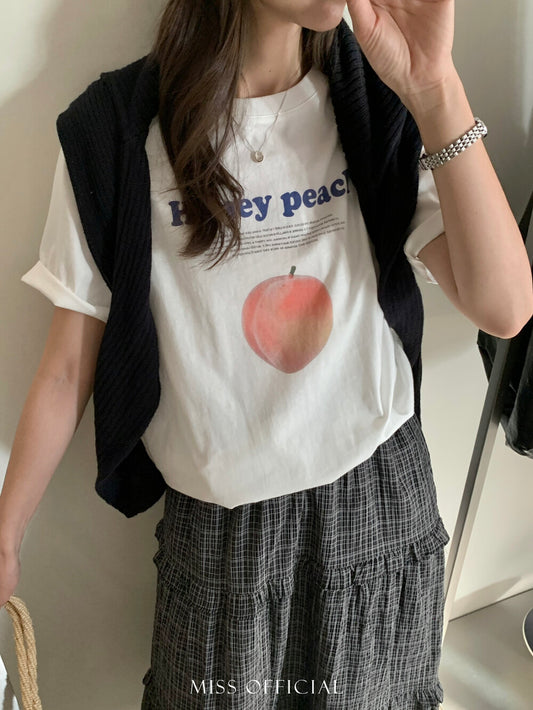 Summer Fruit & Vegetable Graphic T-Shirt – Casual Oversized Cute Print Tee - Seldom Seen Styles