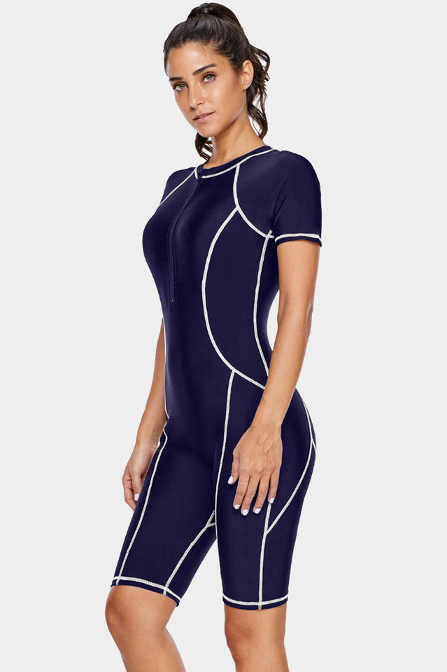 Sun Protection One Piece Swimsuit - Seldom Seen Styles