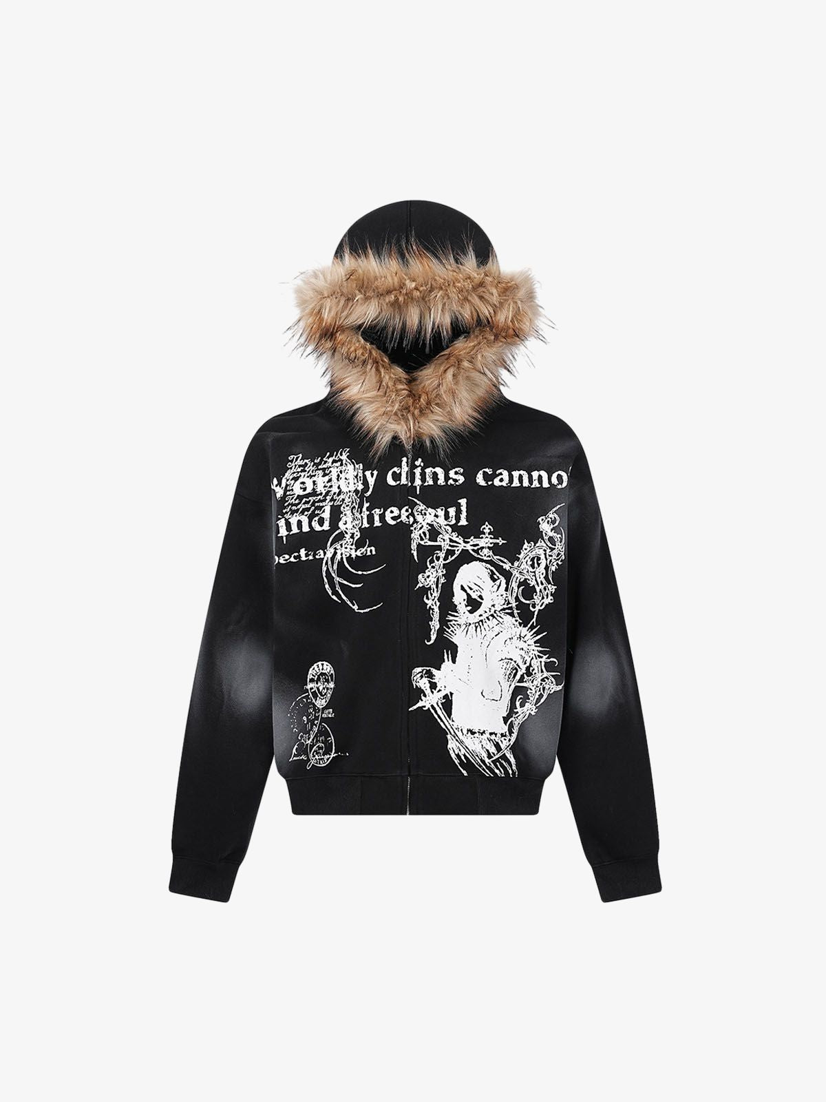 Supermade × Mortemartt Graphic Hooded Jacket - Seldom Seen Styles