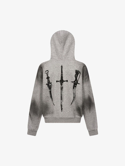 Supermade × Mortemartt Grafik-Kapuzenjacke