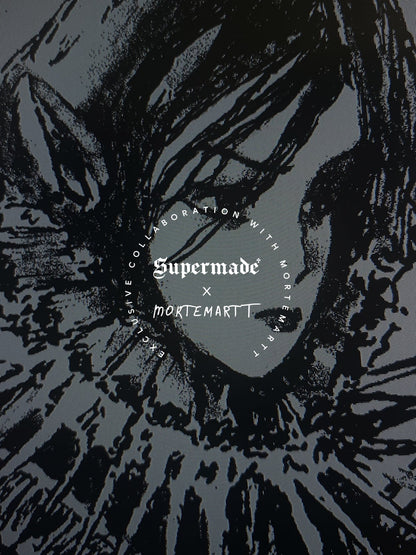 Supermade × Mortemartt Grafik-Kapuzenjacke
