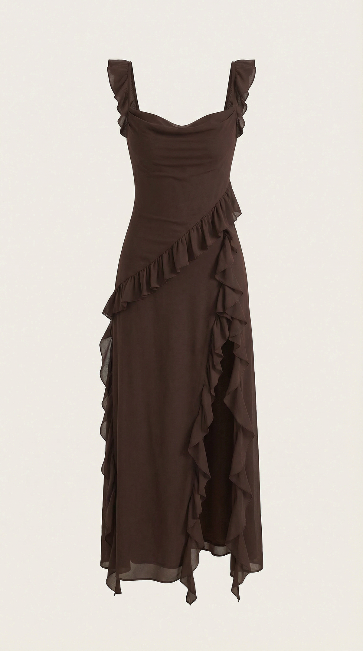 Susan Ruffled Maxi Dress - Seldom Seen Styles