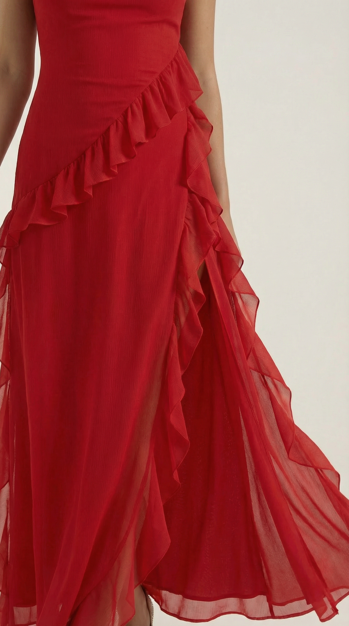 Susan Ruffled Maxi Dress - Seldom Seen Styles