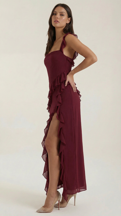 Maxikleid "Susan Ruffled"