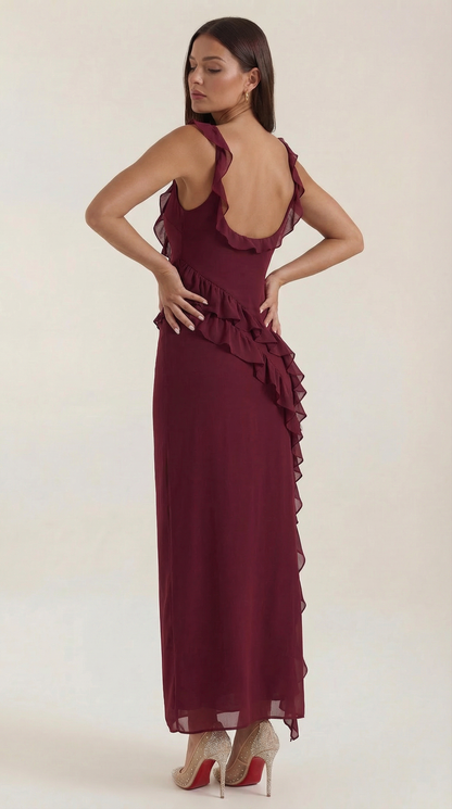 Maxikleid "Susan Ruffled"