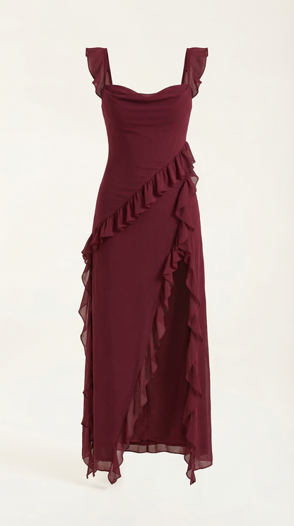 Maxikleid "Susan Ruffled"