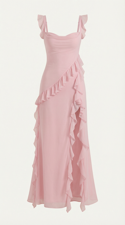 Maxikleid "Susan Ruffled"