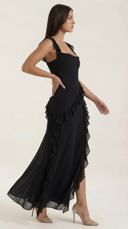 Maxikleid "Susan Ruffled"