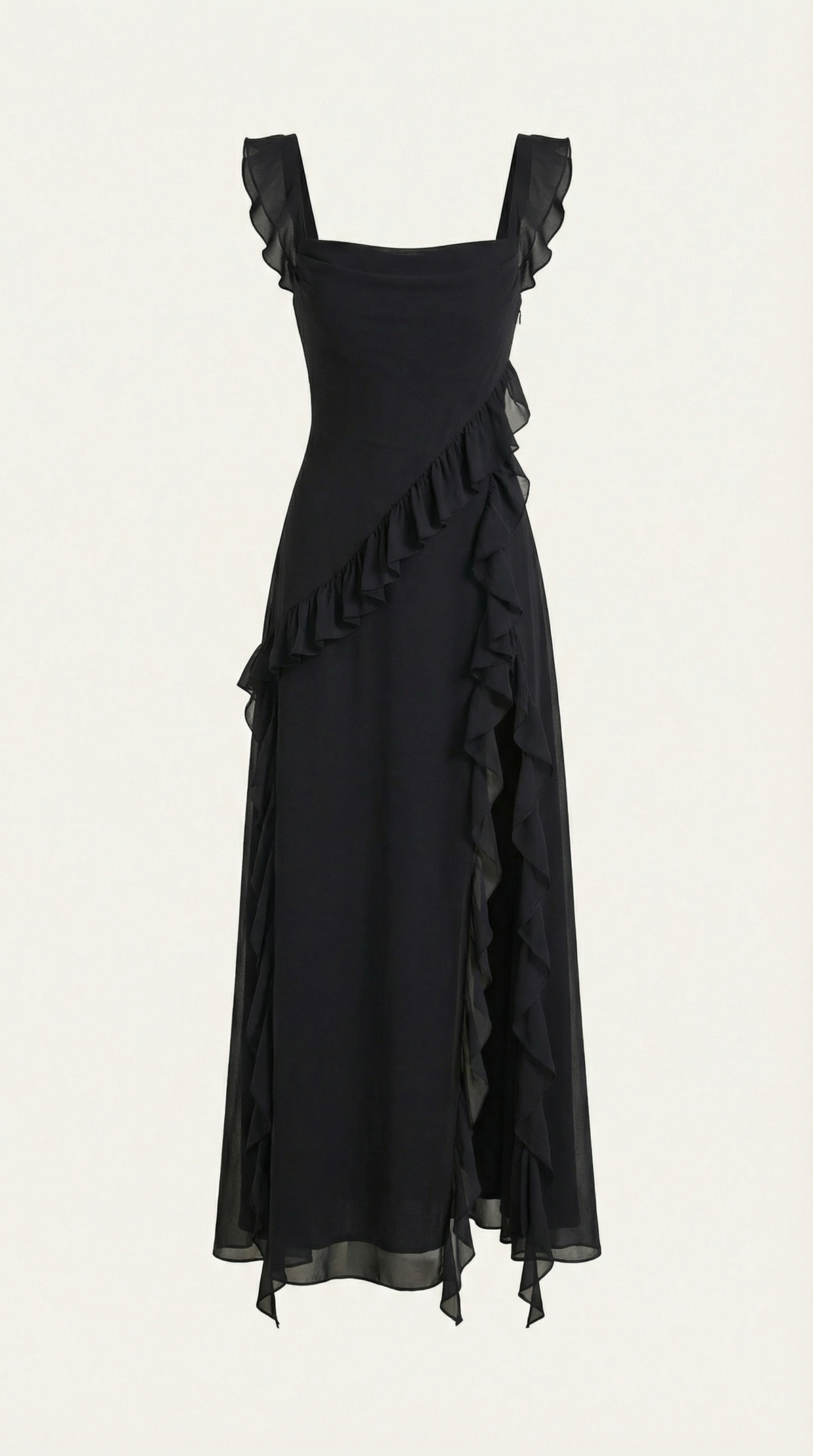 Susan Ruffled Maxi Dress - Seldom Seen Styles