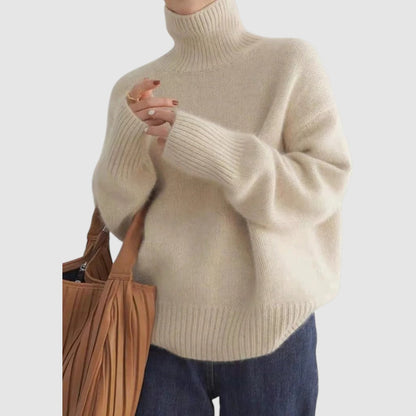 Pulls pour Femmes Manches Longues Tricotés Automne Hiver Chunky Doux Chaud Tendance Basique