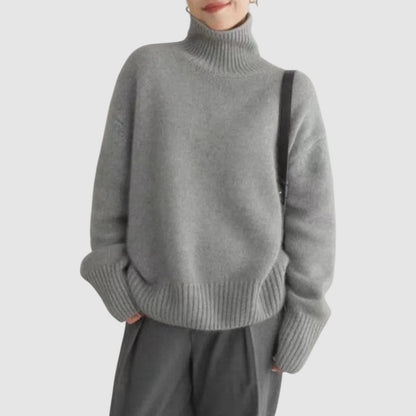 Pulls pour Femmes Manches Longues Tricotés Automne Hiver Chunky Doux Chaud Tendance Basique