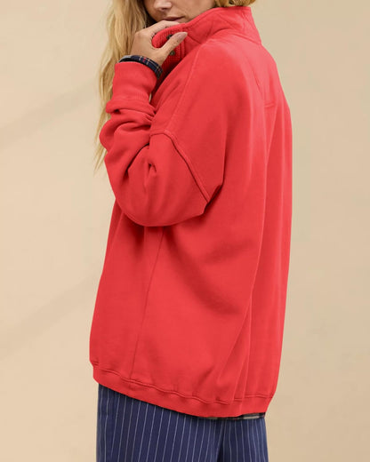Pull pour femme oversize décontracté à manches longues avec boutons, col Henley, hauts, tenues, vêtements