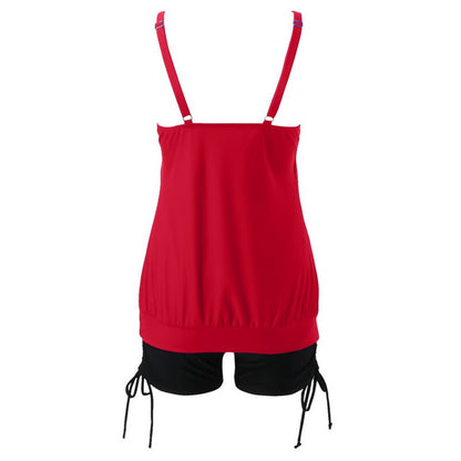 Swimsuit with Underwire Bra Support Tankini Swimsuits For Women 2 Piece Bathing Suits Tops With Boyshorts Loose Fit Swimwear - Seldom Seen Styles