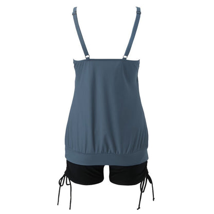 Swimsuit with Underwire Bra Support Tankini Swimsuits For Women 2 Piece Bathing Suits Tops With Boyshorts Loose Fit Swimwear - Seldom Seen Styles