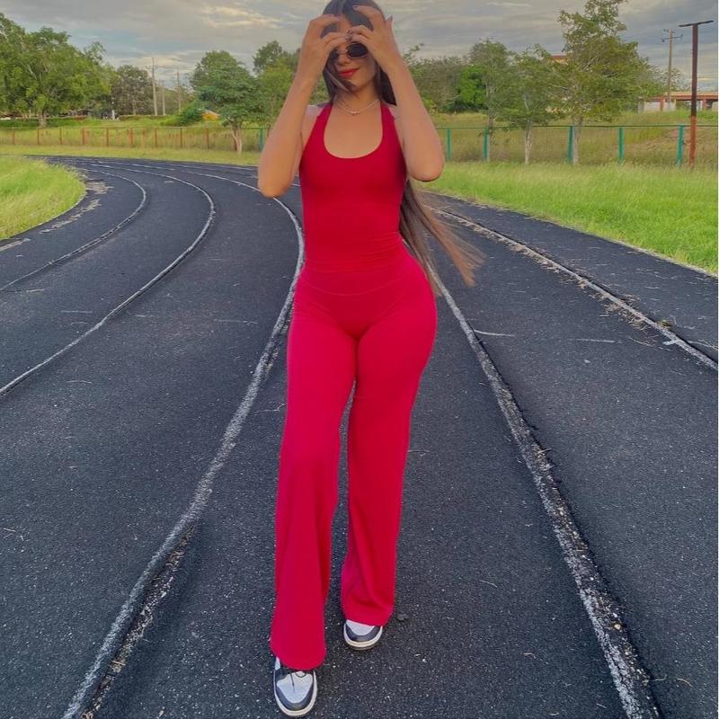 TRYTO SoftMotion Straight Leg Bottoms Fitness Sportswear Gymwear Casual Pants - Seldom Seen Styles