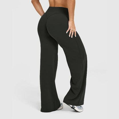 TRYTO SoftMotion Pantalons à Jambes Droites Vêtements de Sport Fitness Tenue de Sport Pantalons Décontractés
