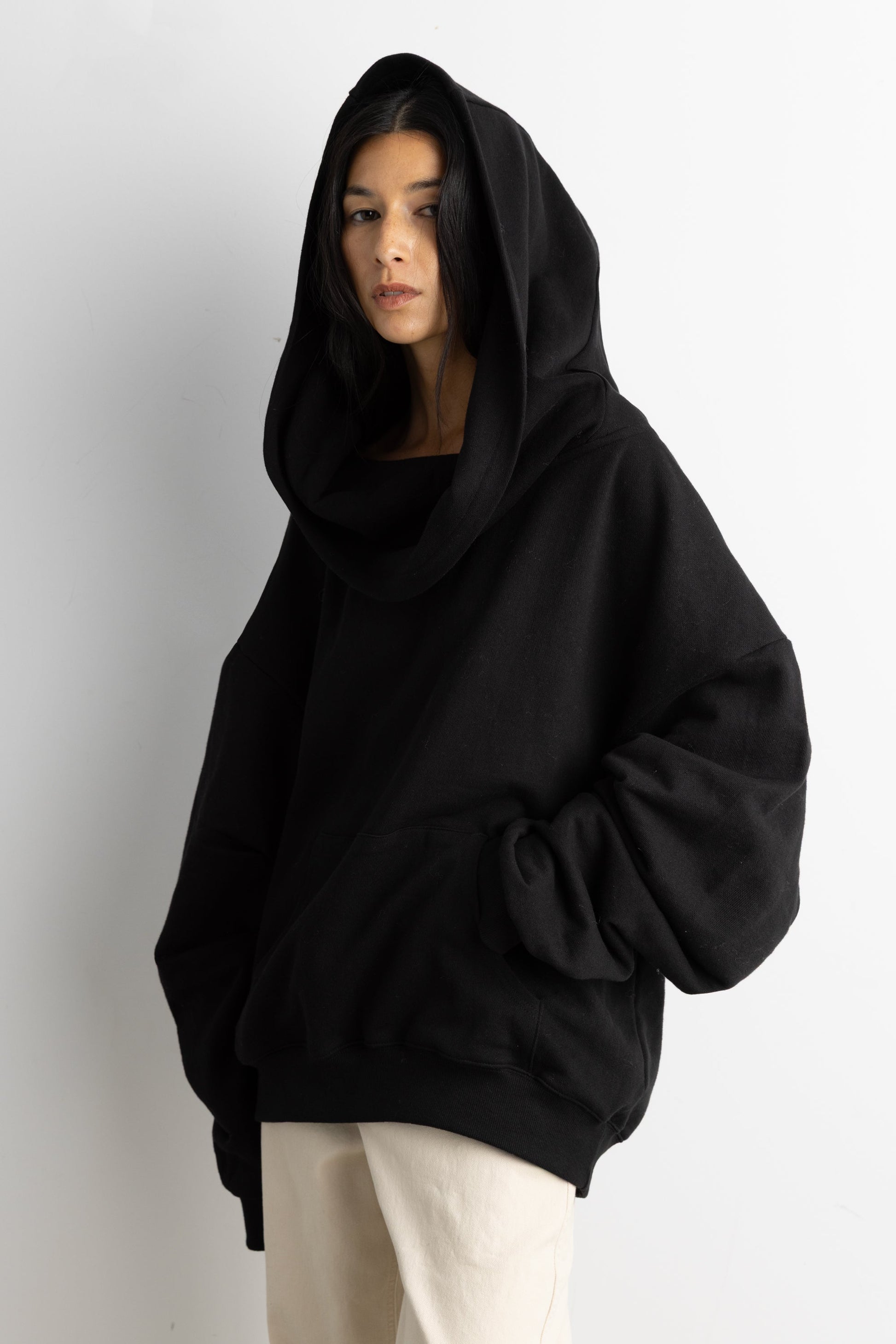 SLOUCHY OVERSIZED HOODIE - Seldom Seen Styles