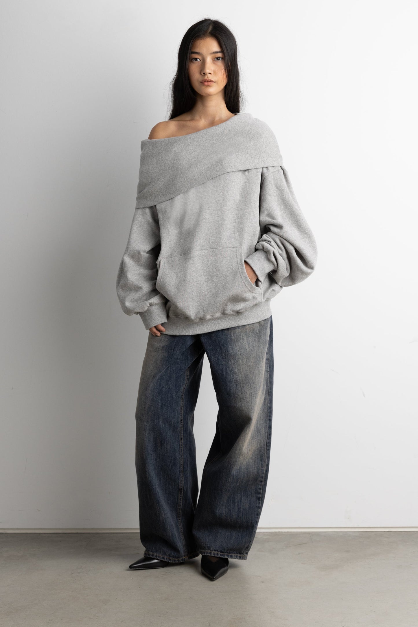 SLOUCHY OVERSIZED HOODIE - Seldom Seen Styles