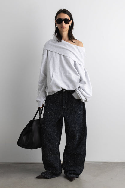 SLOUCHY OVERSIZED HOODIE