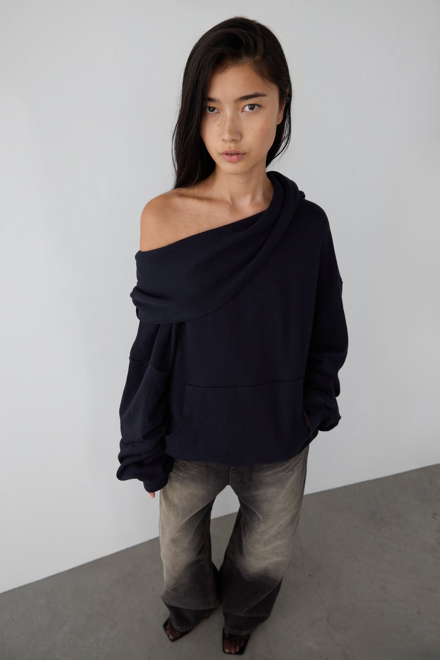 SLOUCHY OVERSIZED HOODIE - Seldom Seen Styles
