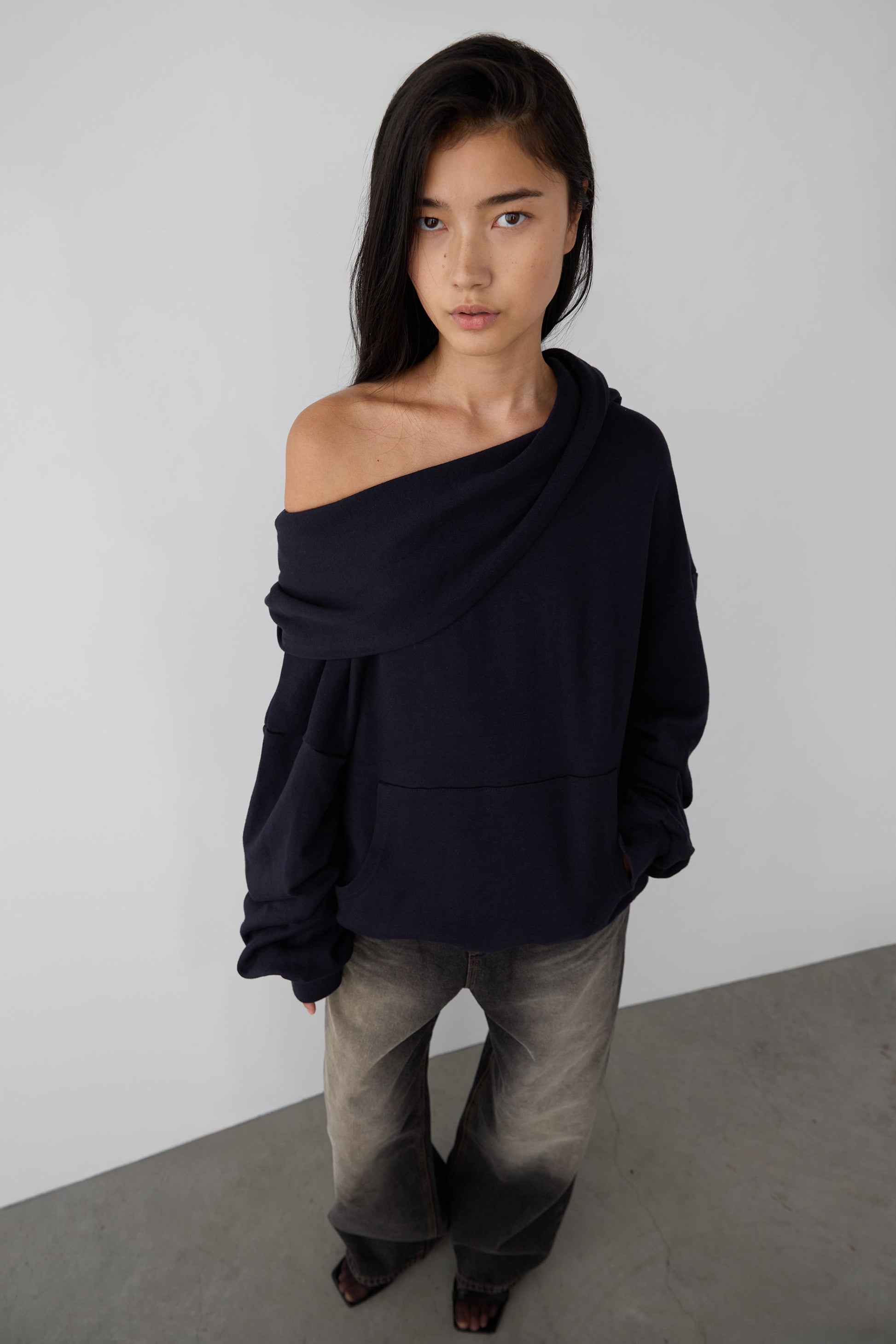 SLOUCHY OVERSIZED HOODIE - Seldom Seen Styles