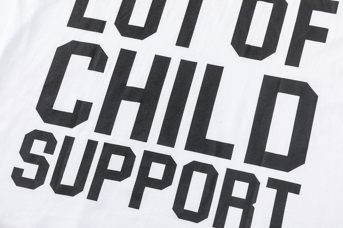 That's A Awful Lot Of Child Support Tee - White - Seldom Seen Styles