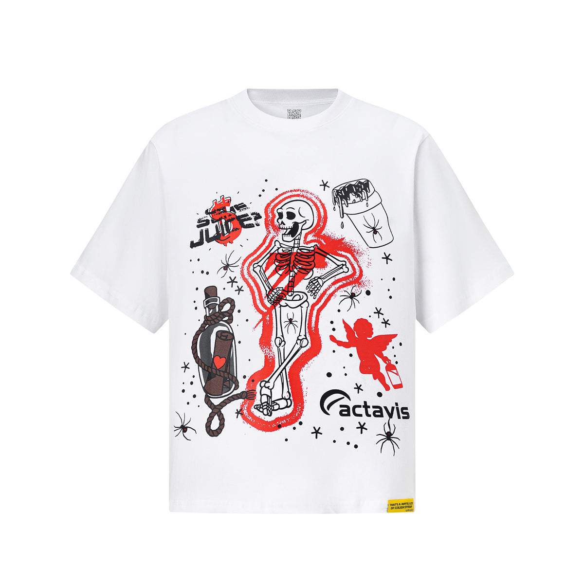 That's A Awful Lot Of Cough Syrup Actavis Tee - White - Seldom Seen Styles