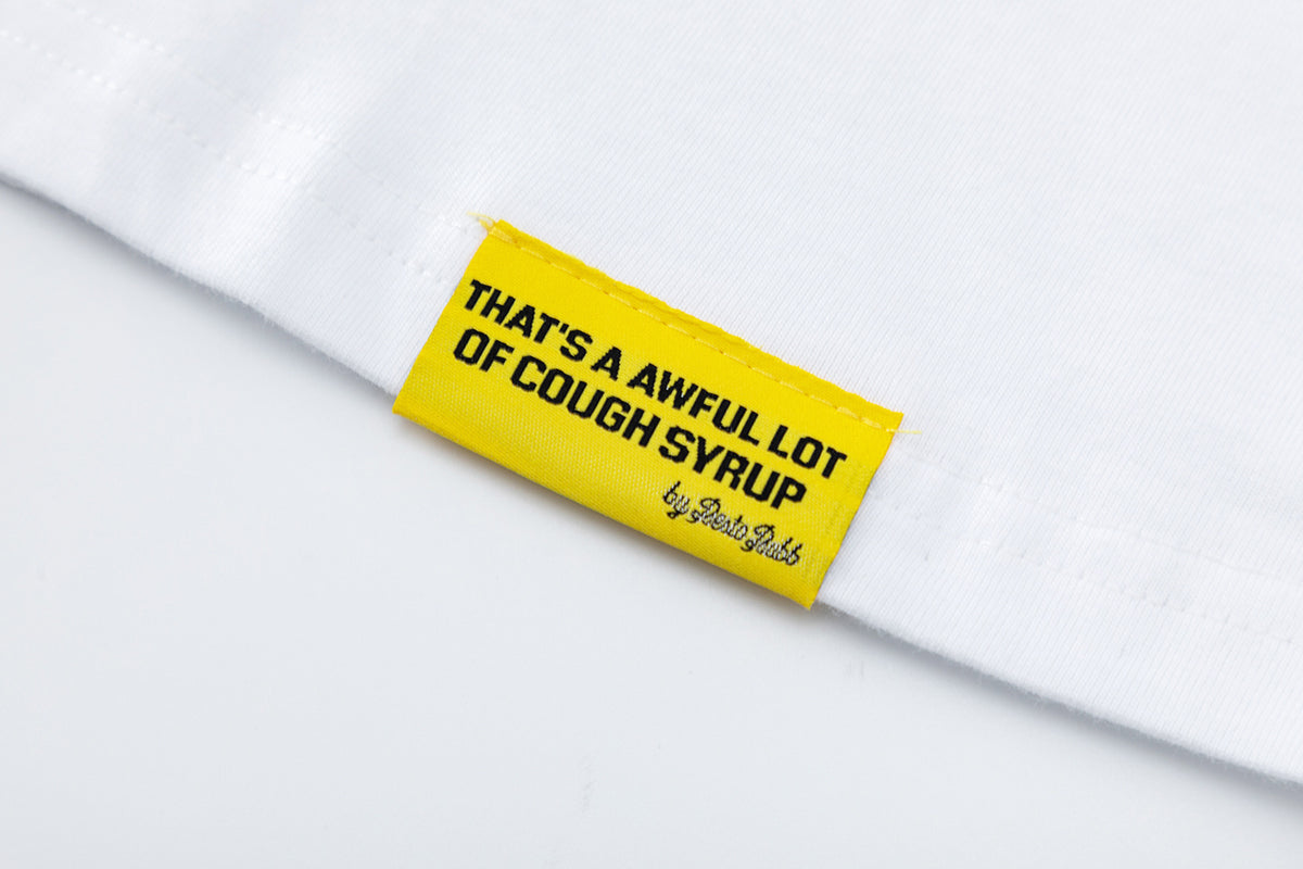 That's A Awful Lot Of Cough Syrup Caution Eagle Tee - White - Seldom Seen Styles