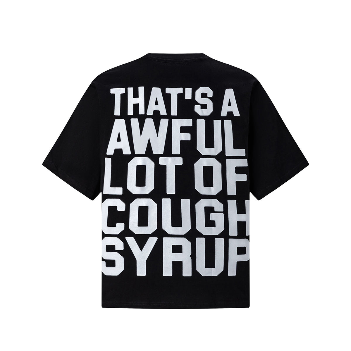 That's A Awful Lot Of Cough Syrup "Free Lil Double O" Black Tee - Seldom Seen Styles