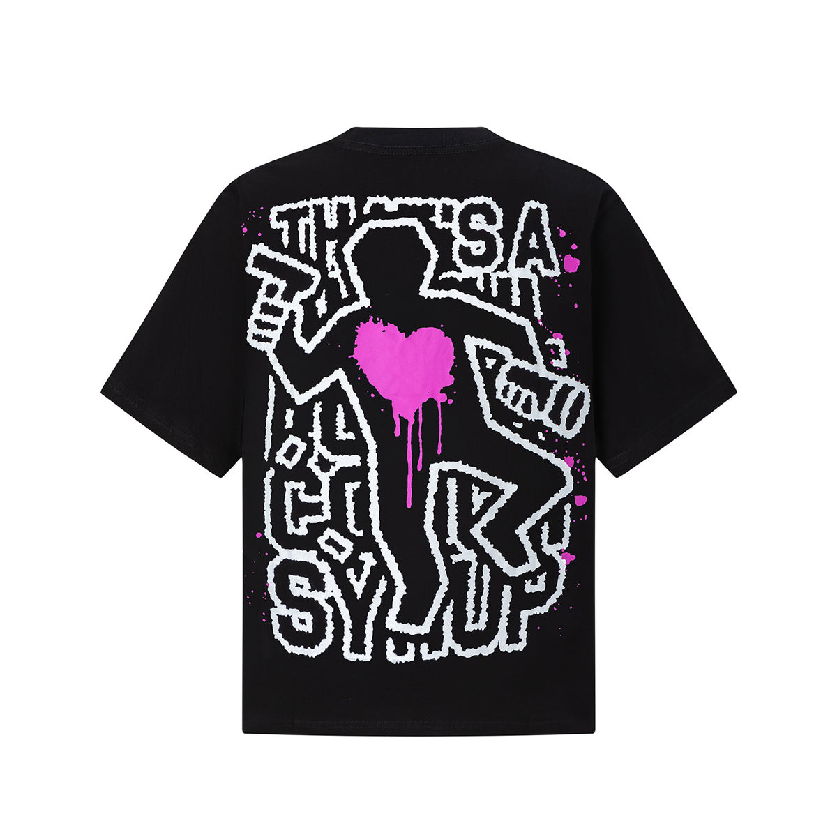 That's A Awful Lot Of Cough Syrup “Man Down” Tee - Black - Seldom Seen Styles
