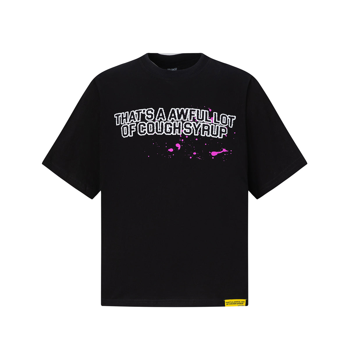 That's A Awful Lot Of Cough Syrup “Man Down” Tee - Black - Seldom Seen Styles
