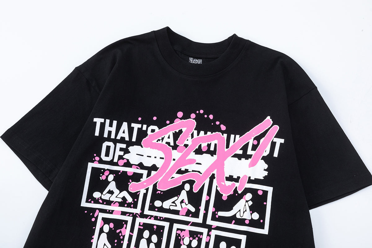 That's A Awful Lot Of S*x Tee - Black - Seldom Seen Styles