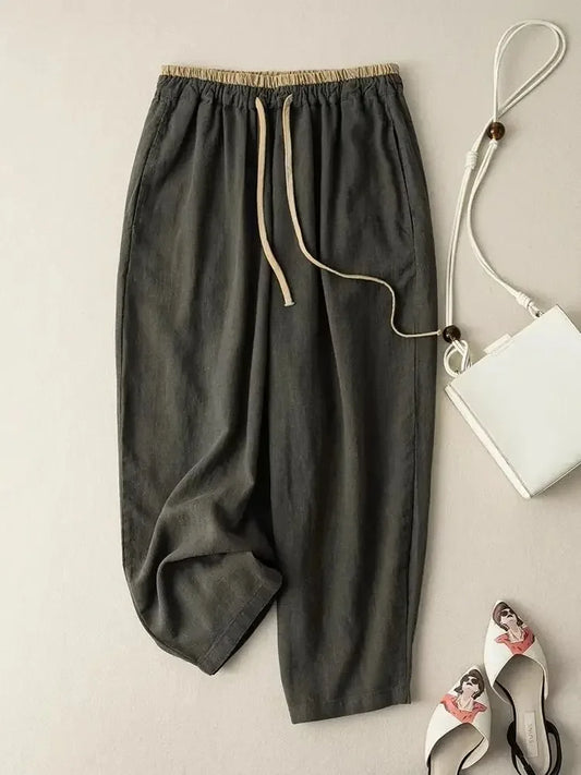 The Chambray Linen Tapered Pant - Seldom Seen Styles
