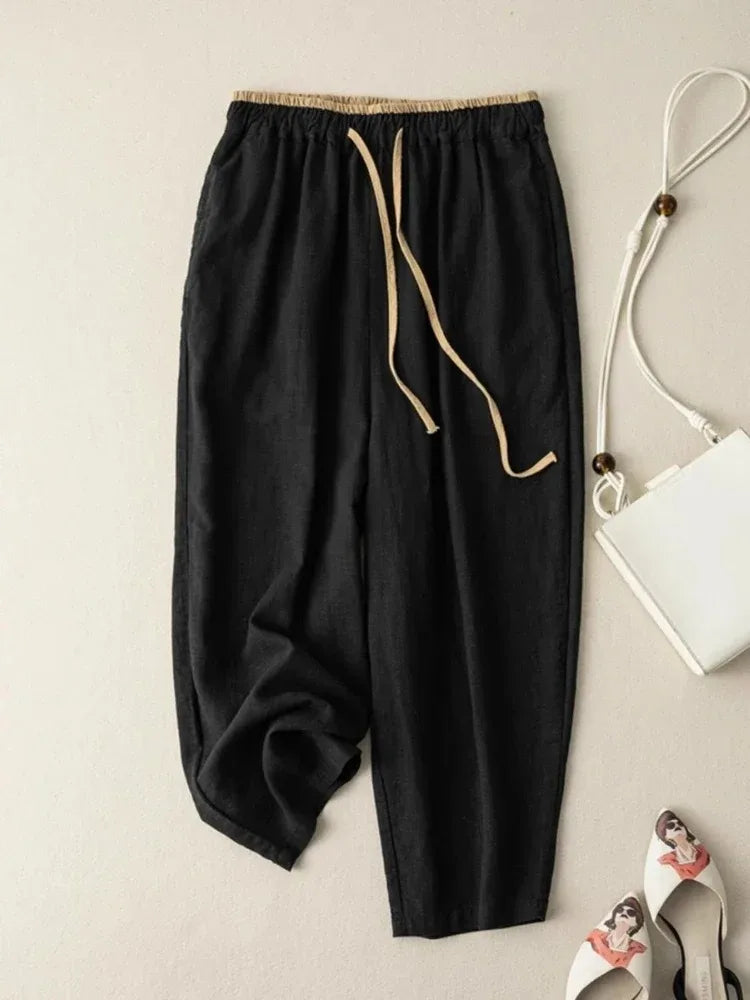 The Chambray Linen Tapered Pant - Seldom Seen Styles