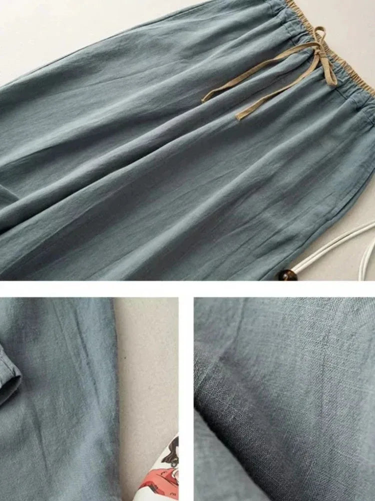 The Chambray Linen Tapered Pant - Seldom Seen Styles