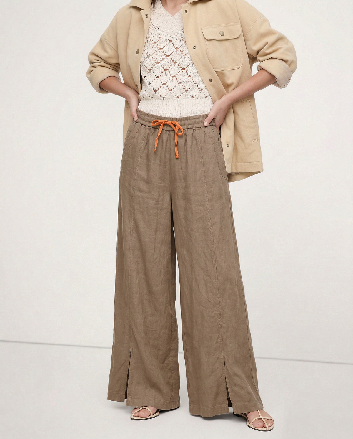 The Drawstring Wide Leg Pant - Seldom Seen Styles