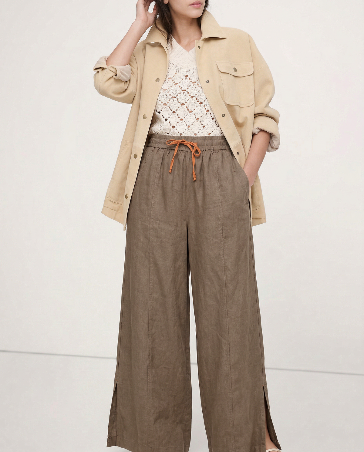 The Drawstring Wide Leg Pant - Seldom Seen Styles