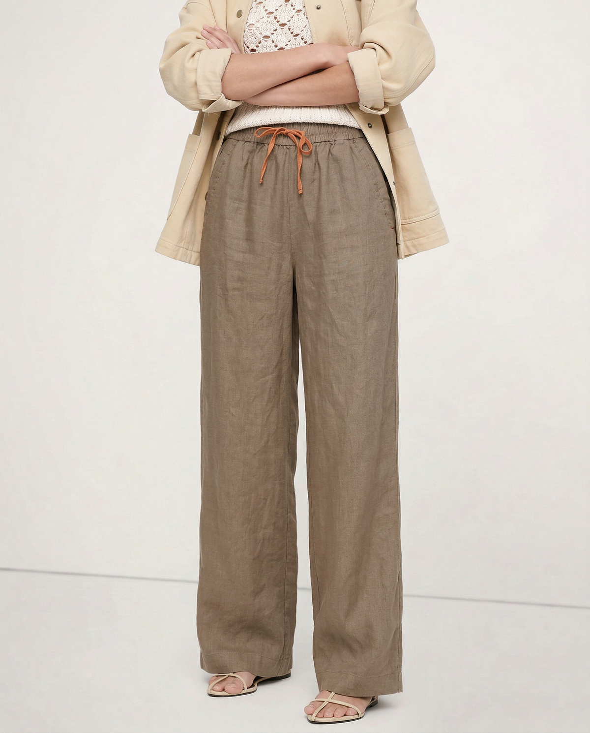 The Drawstring Wide Leg Pant - Seldom Seen Styles