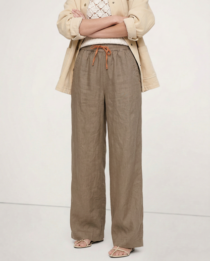 The Drawstring Wide Leg Pant