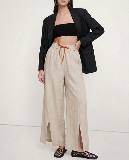 The Drawstring Wide Leg Pant