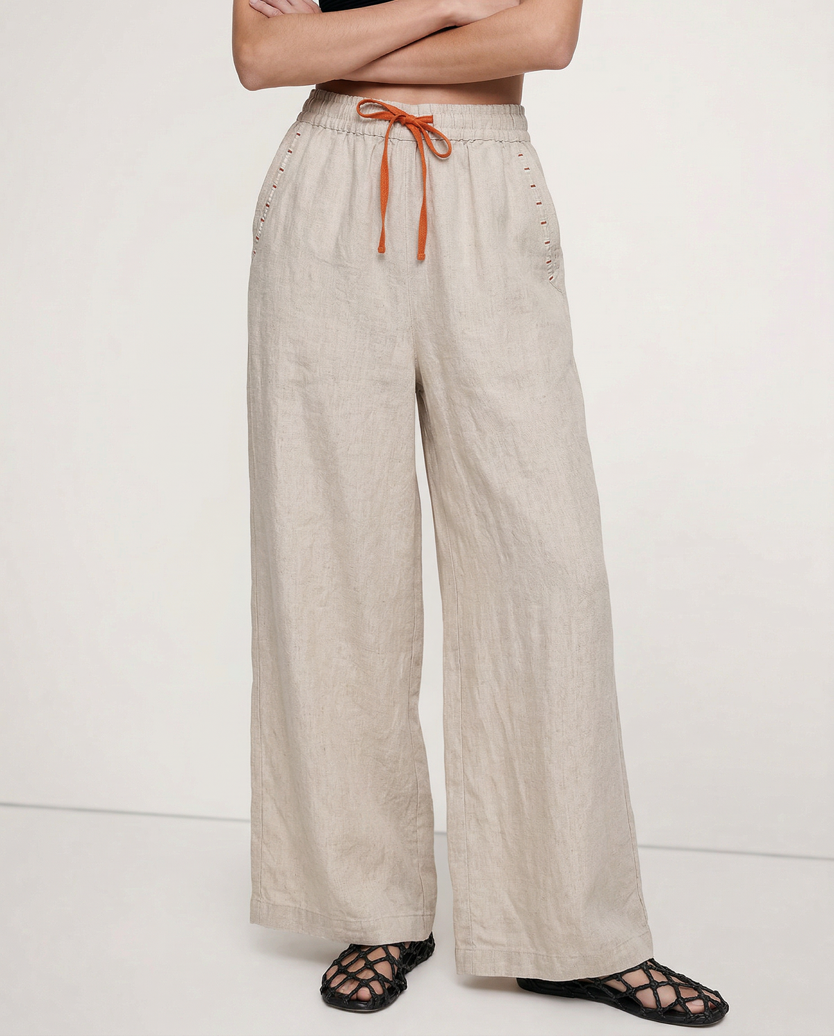 The Drawstring Wide Leg Pant - Seldom Seen Styles